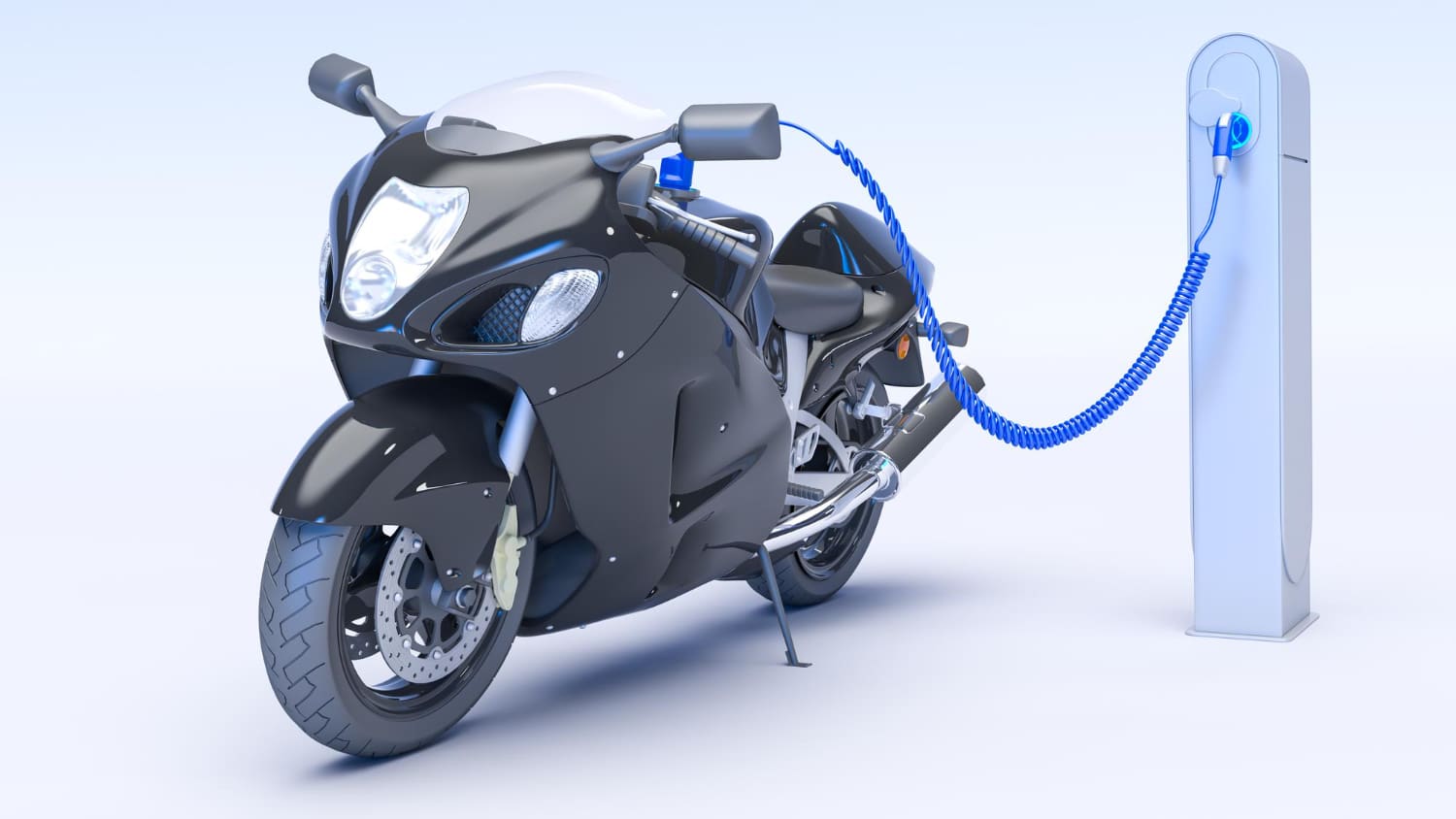 electric motorbike charging