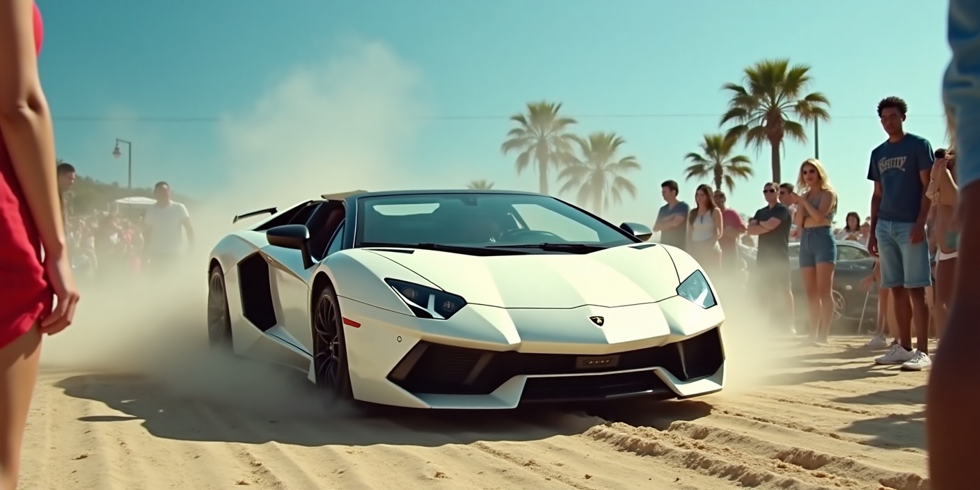 Une Lamborghini Aventador SV Roadster
