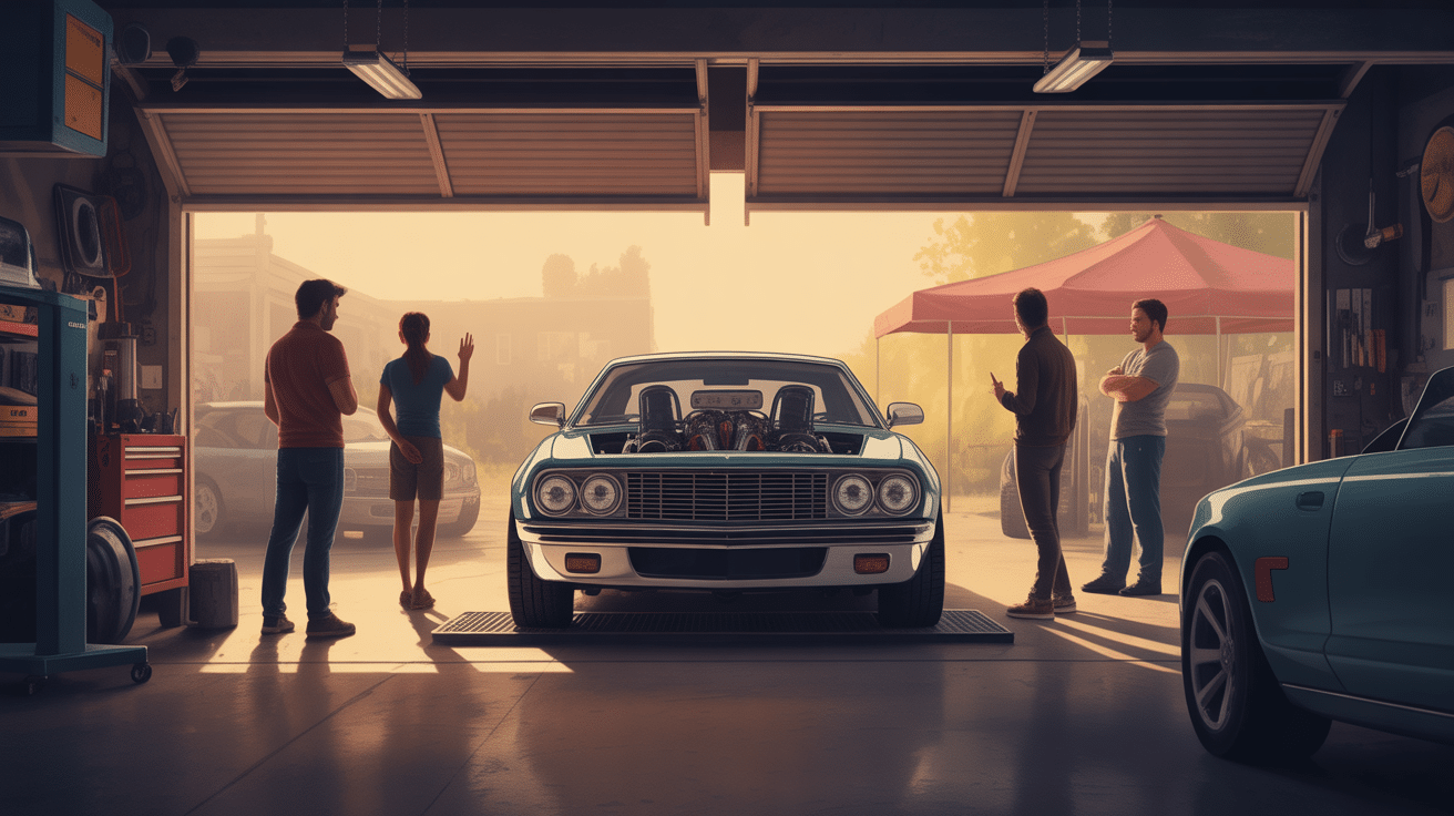 Garage passionnés autour du moteur BMW S65 V8
