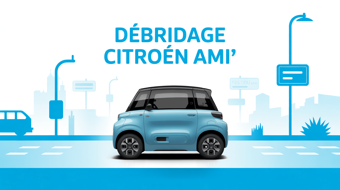 Debridage Citroen Ami voiture electrique urbaine