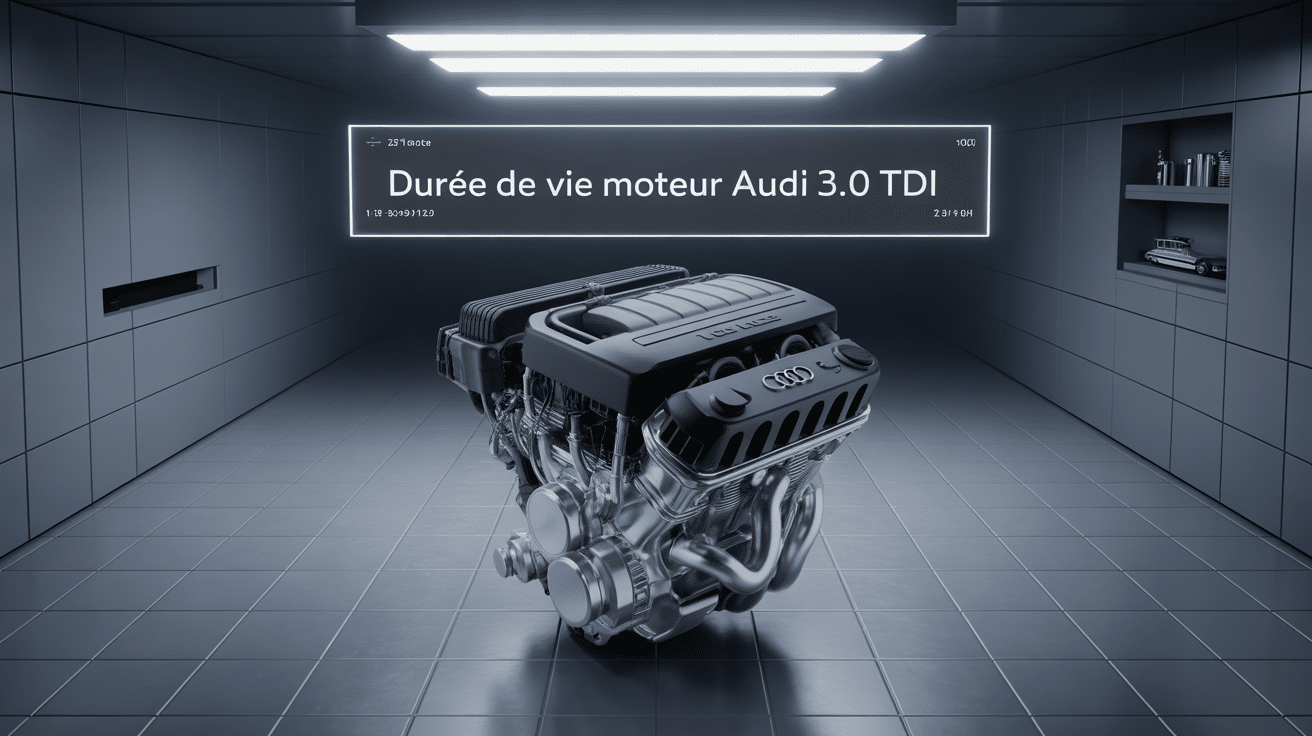 Moteur Audi 3.0 TDI V6 puissant maintenance taxi