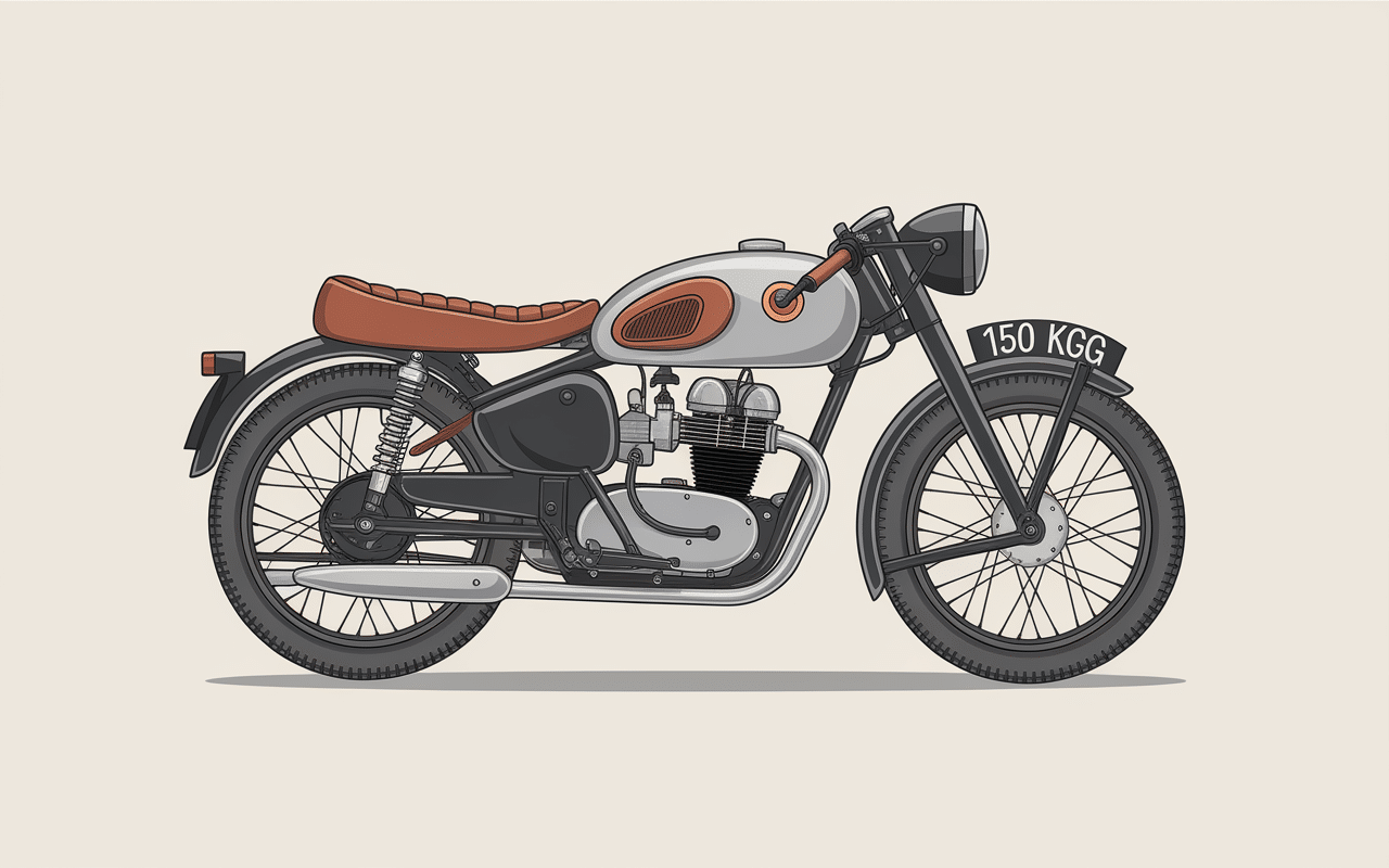 Schéma technique Honda CL 350 moteur échappement chiffres clés