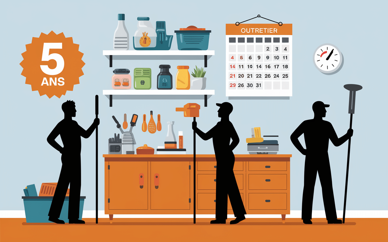 etagere appareils checklist garantie 5 ans