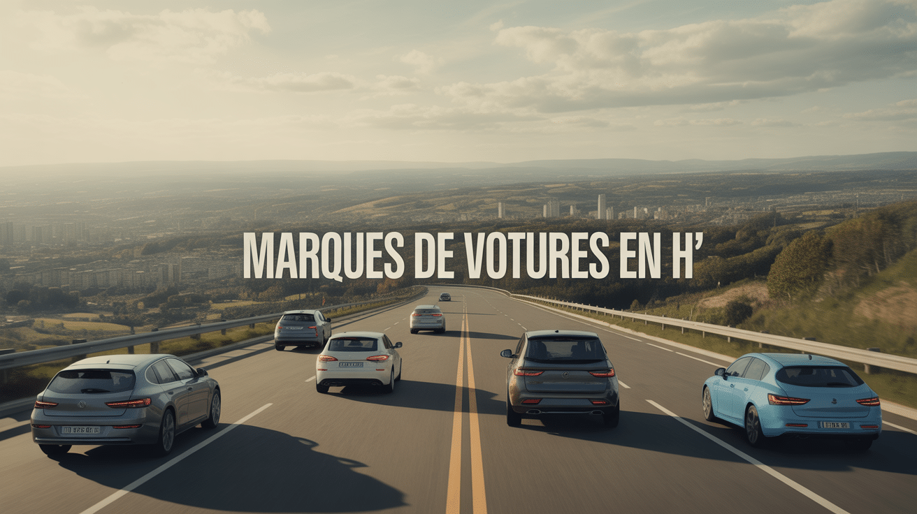 route moderne avec voitures generiques marques de voitures en h