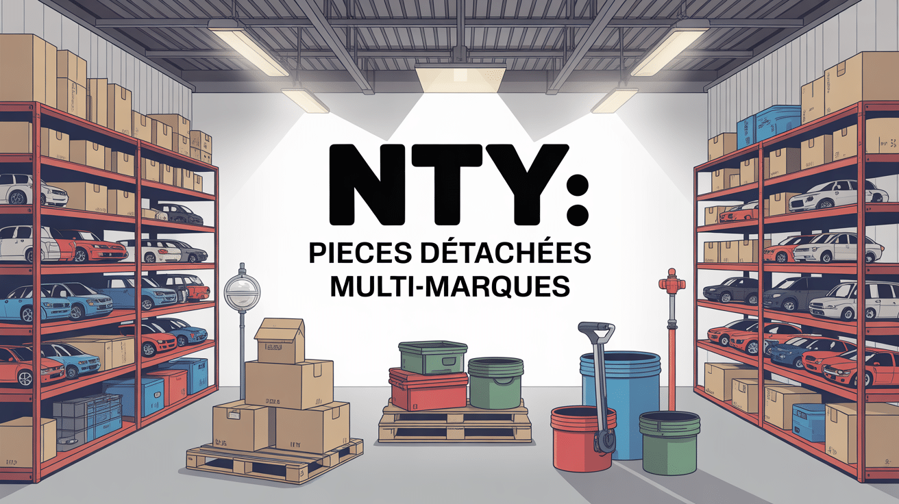 Vue entrepot NTY pieces detachees multi marques