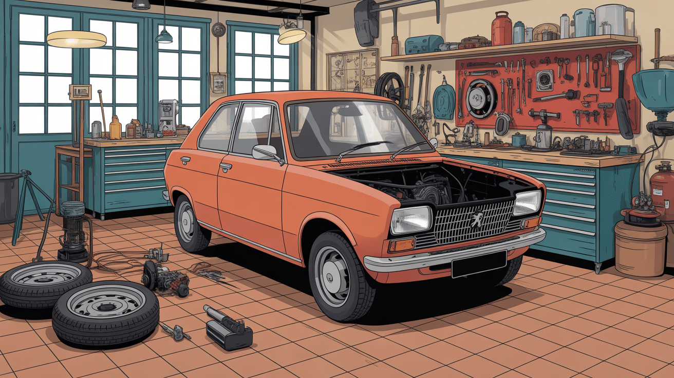 atelier restauration Peugeot 103 pieces detachees
