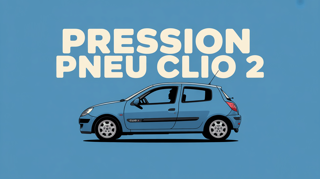 Illustration Renault Clio 2, jauge pression pneus