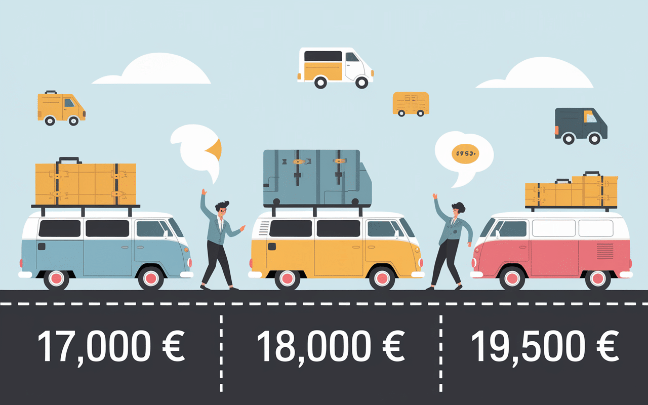 comparatif prix dacia van amenage