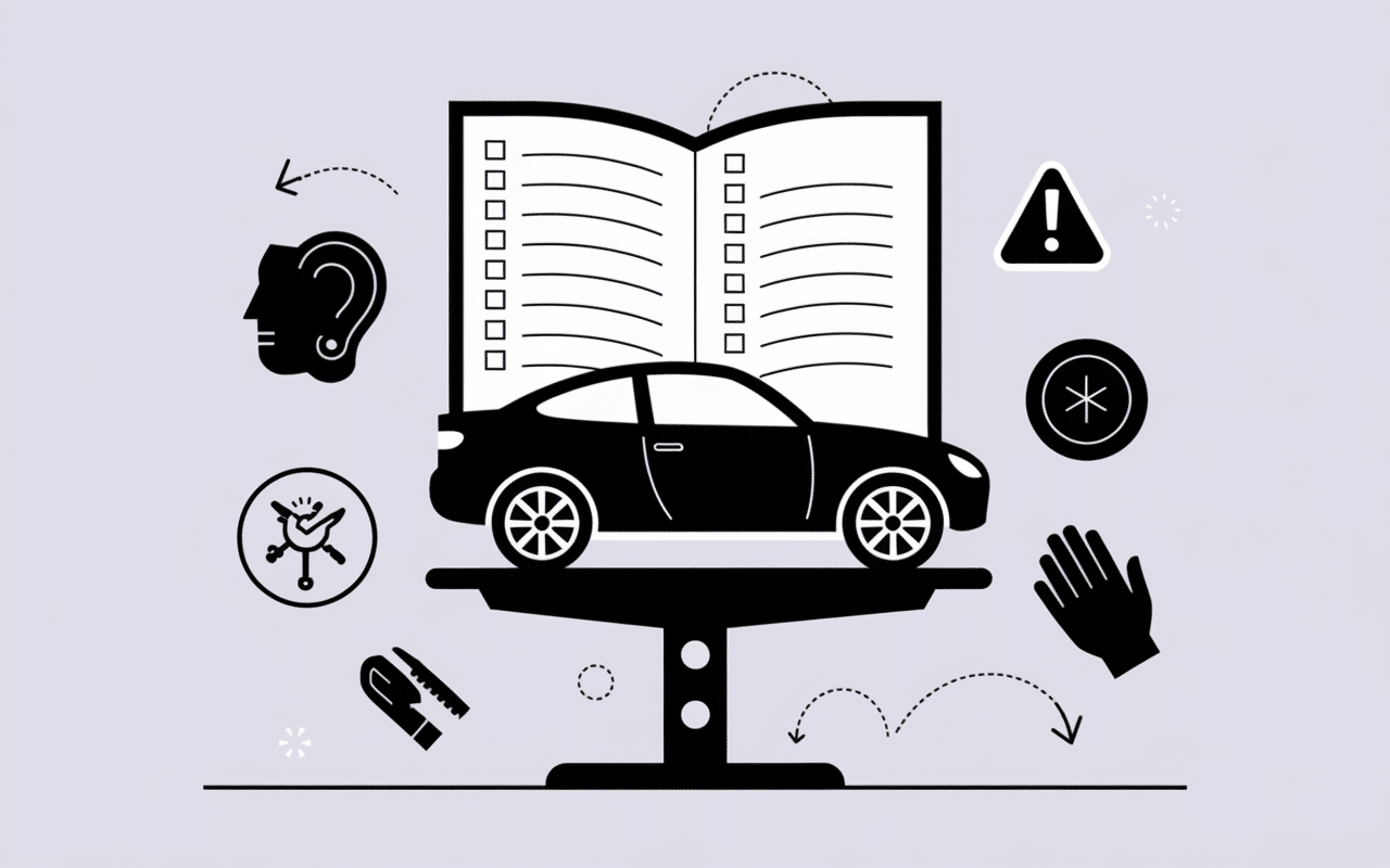 Checklist inspection atelier Peugeot Partner Tepee d'occasion
