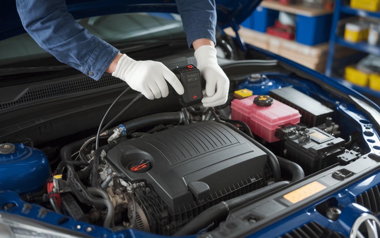 Diagnostic OBD P1351 Citroën HDI multimetre moteur