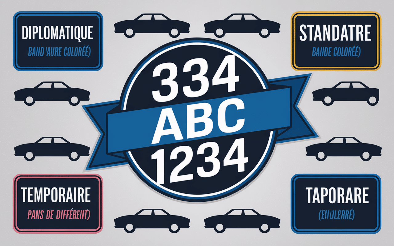 plaques tr 34 abc 1234 diplomatique temporaire standard