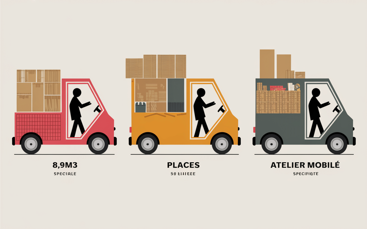 versions Renault Trafic 2025 fourgon 9 places atelier mobile