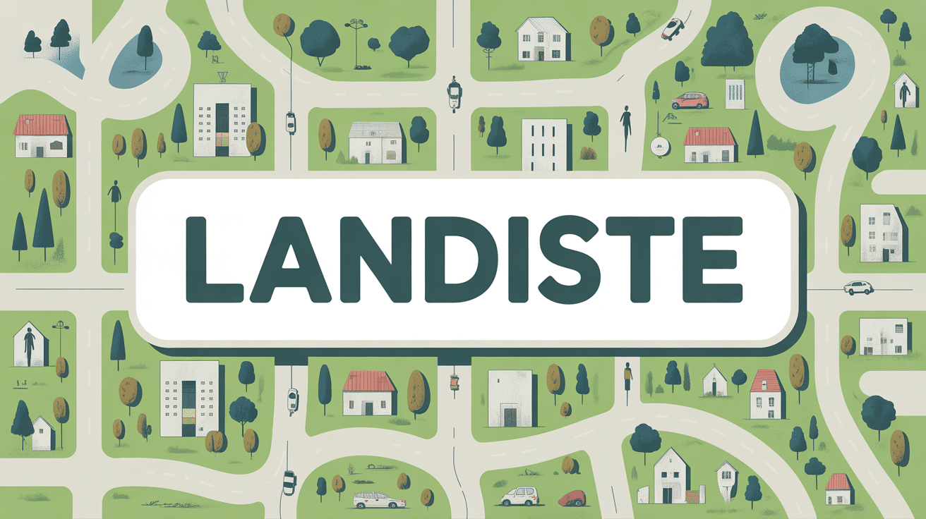 illustration landiste ville moderne acquisition foncière