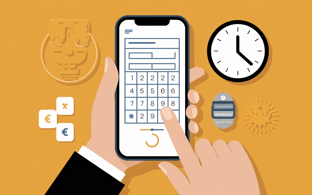Telepaiement amende formulaire smartphone horloge