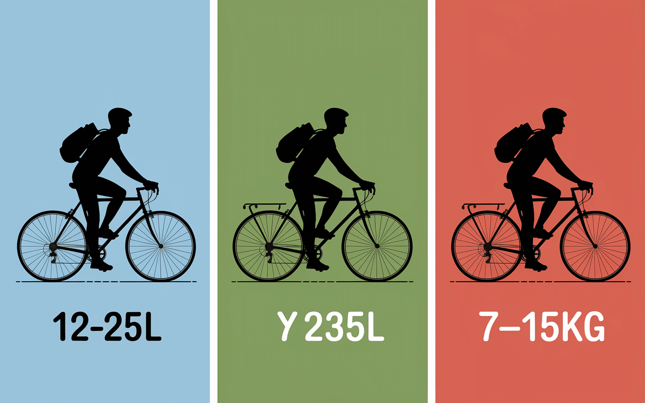 trois paniers velo avant metal osier textile capacite 12 25l