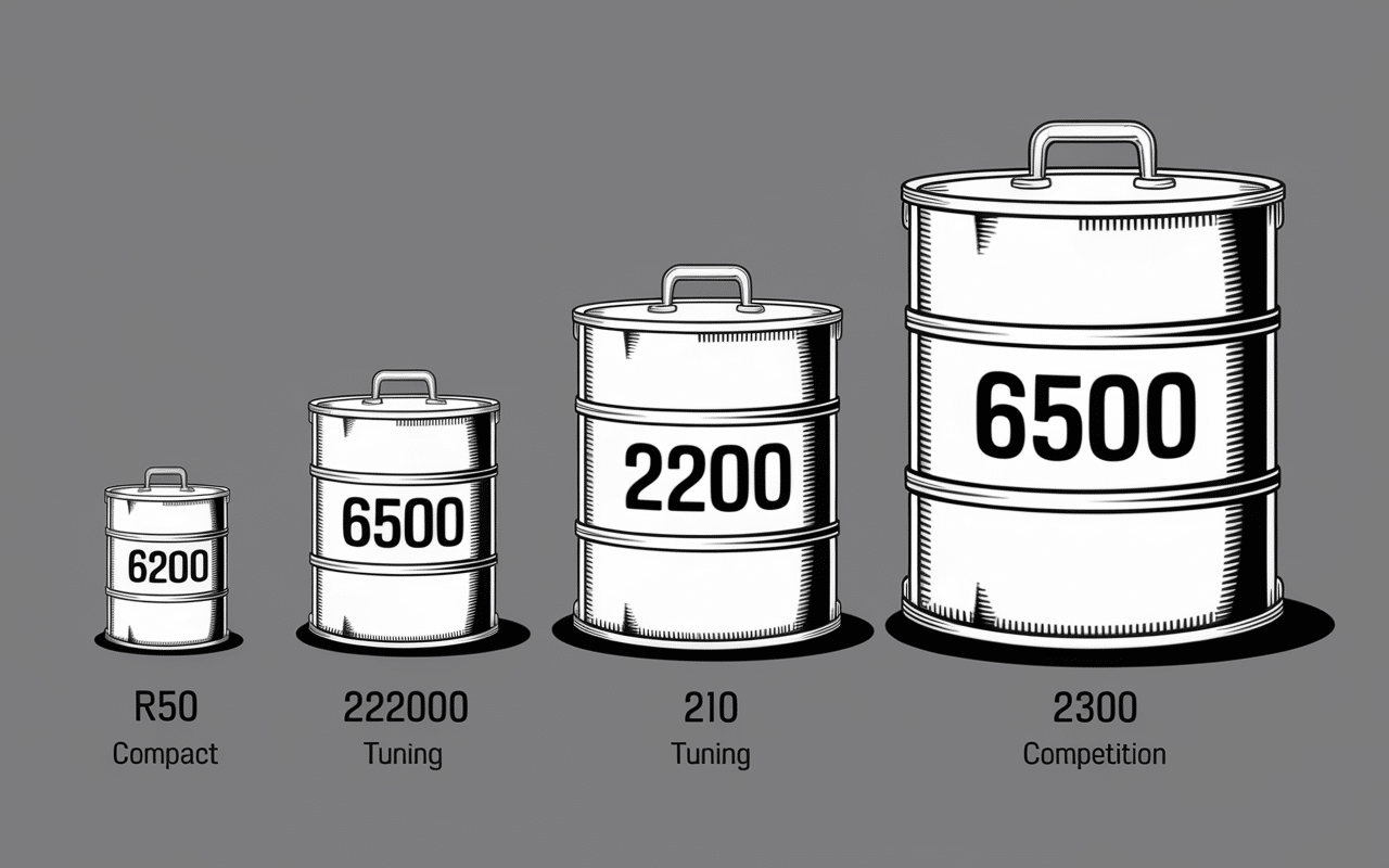 Comparatif visuel gammes subwoofer Zero