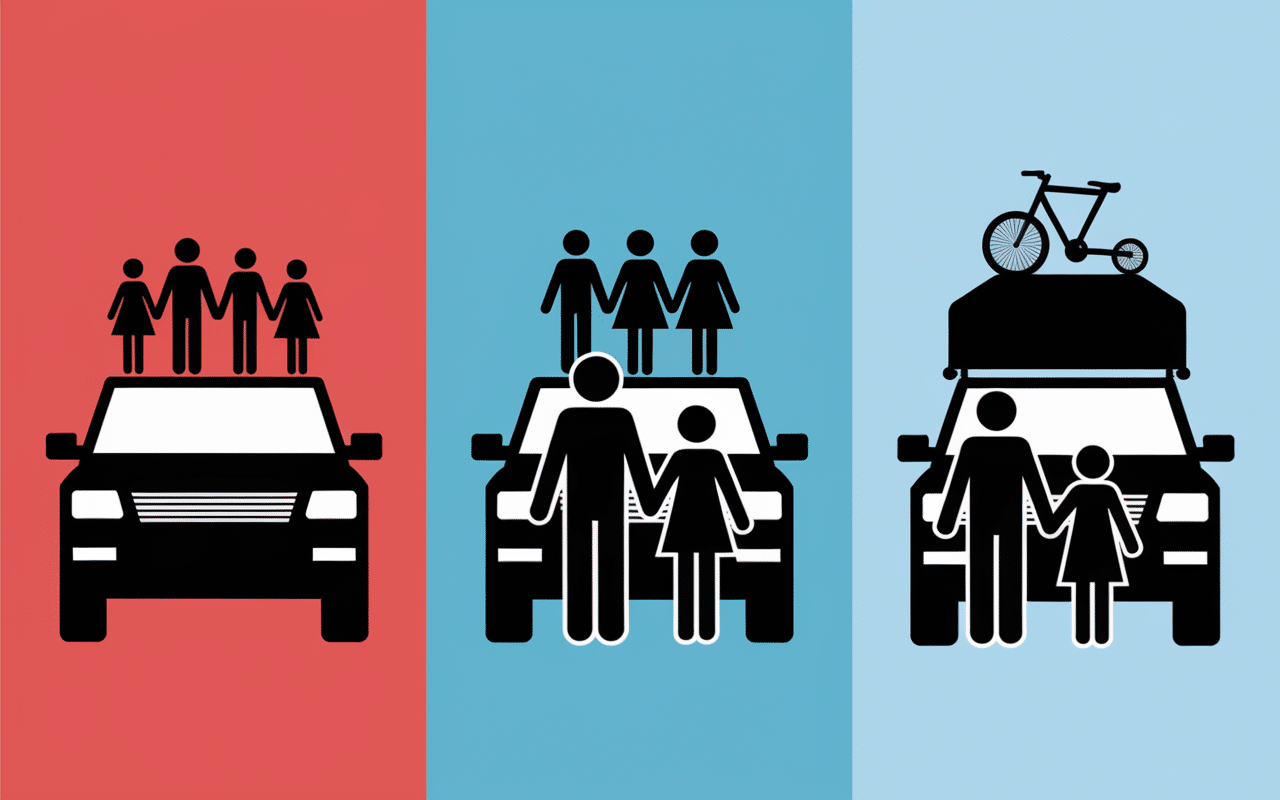 Familles et SUV illustration guide choix véhicule