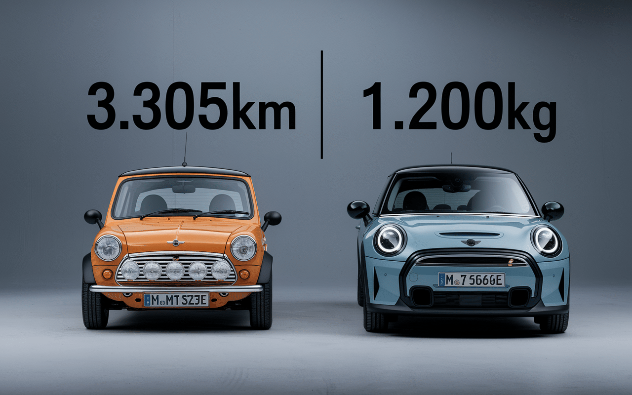 Mini Moke vs Mini moderne comparaison technique