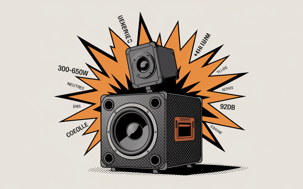 Schema coupe subwoofer Zero technologie DSP