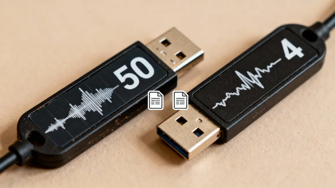 Comparatif taille qualité WAV MP3 pour leçons allemand