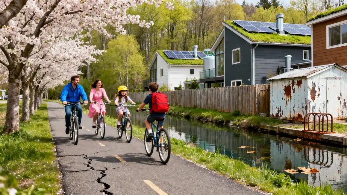 Freiburg éco-quartiers famille vélo forêt-Noire