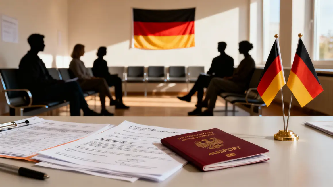 Salle d'attente pour naturalisation allemande des Britanniques