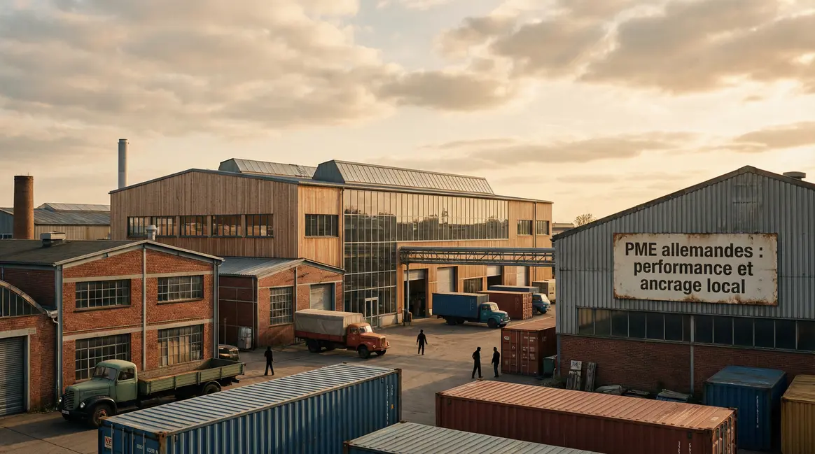 scène usine allemande moderne PME ancrage local