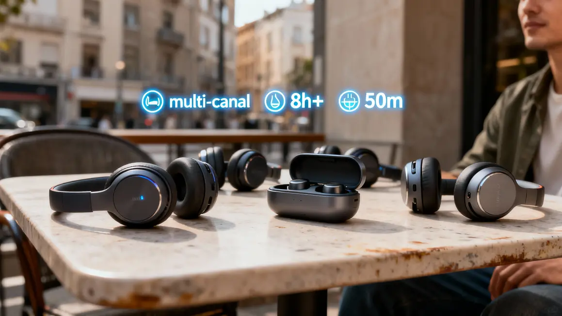 casques silent party multi canal table urbaine