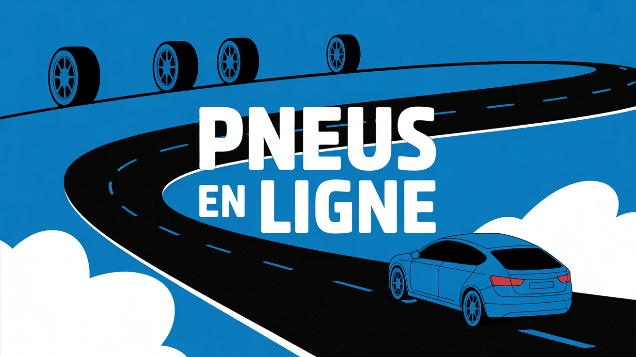 allopneu illustration route voiture pneus