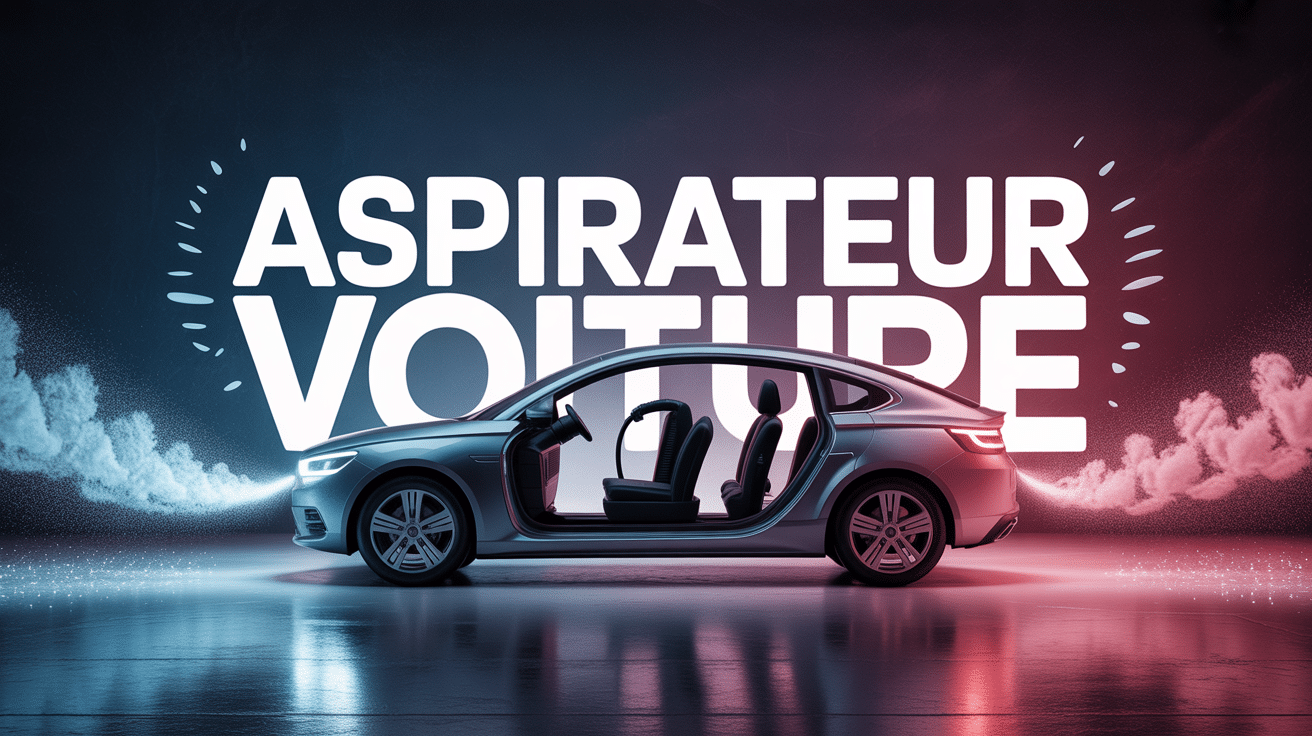 aspirateur pour voiture stylisé habitacle