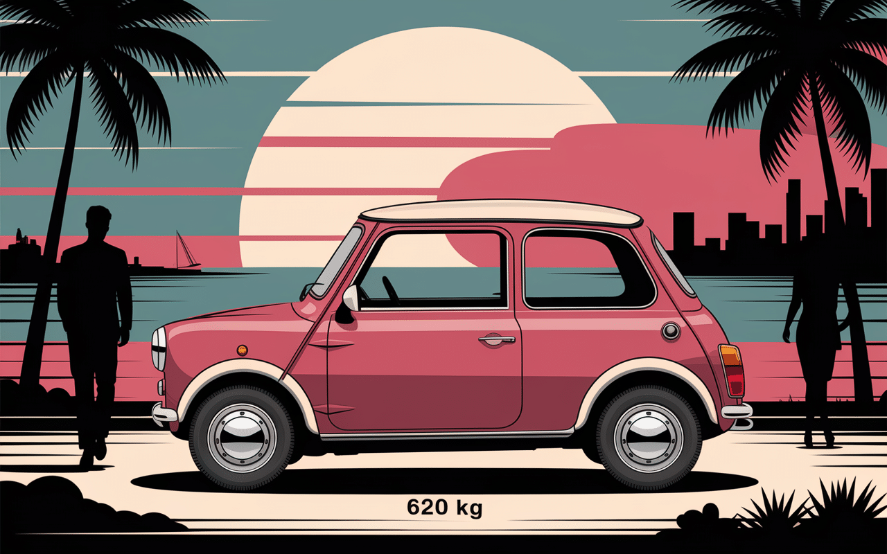 auto mini moke retro fiche technique
