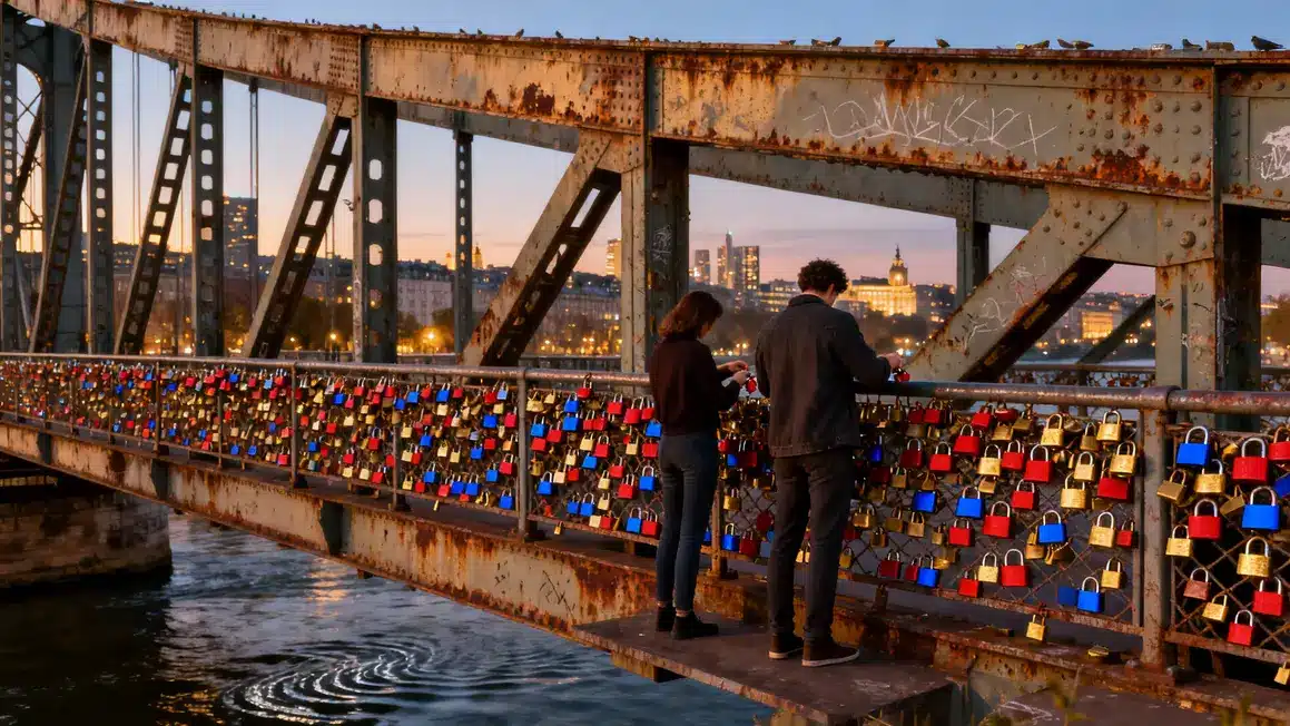 cadenas d’amour pont Hohenzollern Cologne