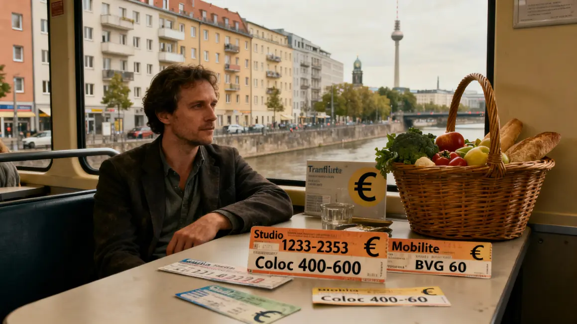 Tableau coût logement mobilité à Berlin