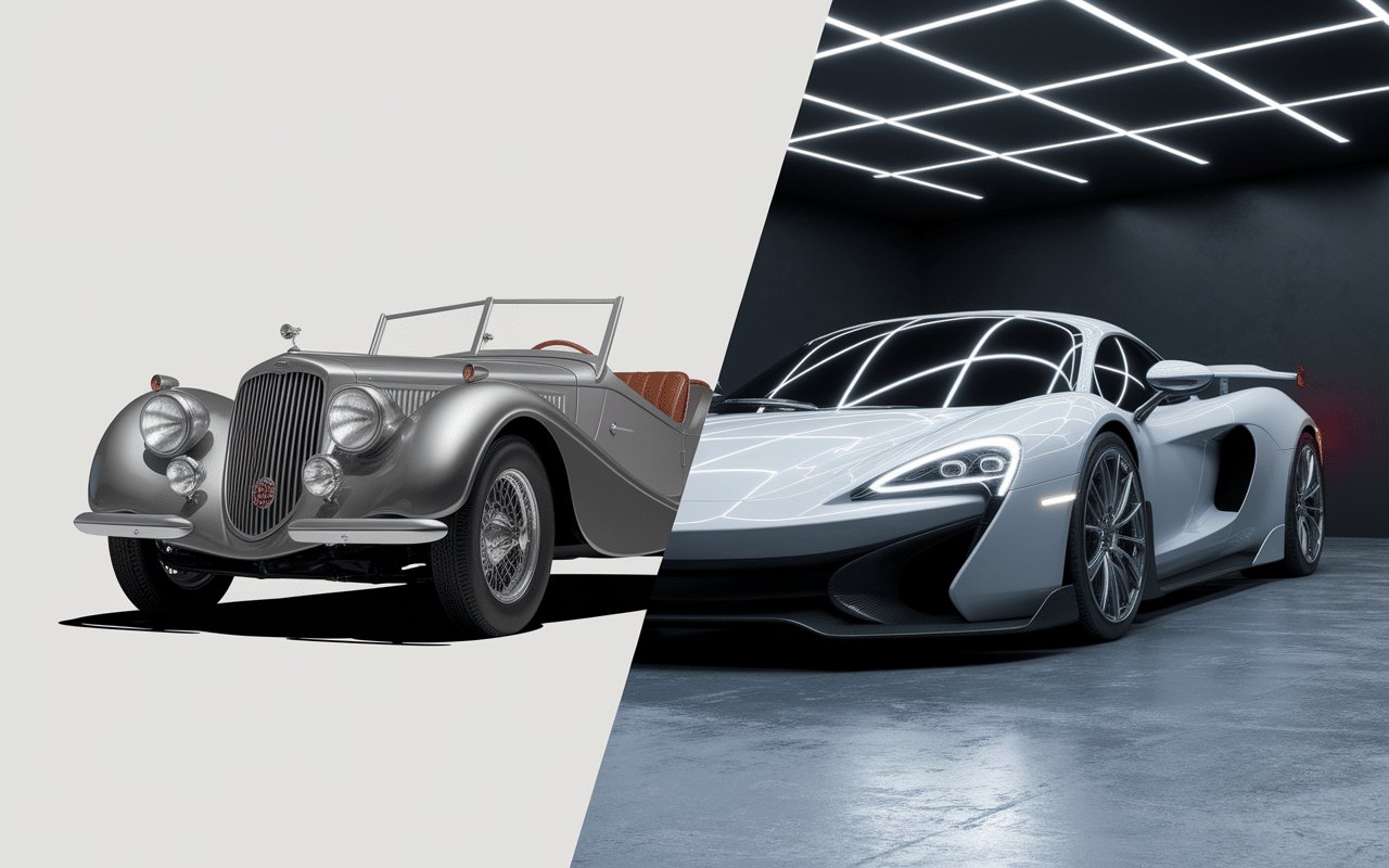 la plus belle voiture au monde design evolution illustration