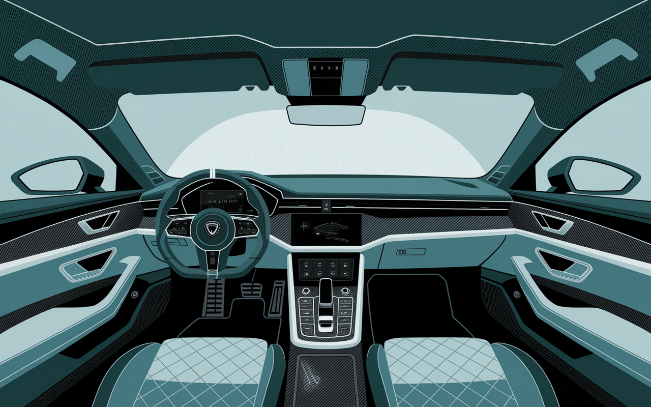 mustang gtd habitacle sport et technologie