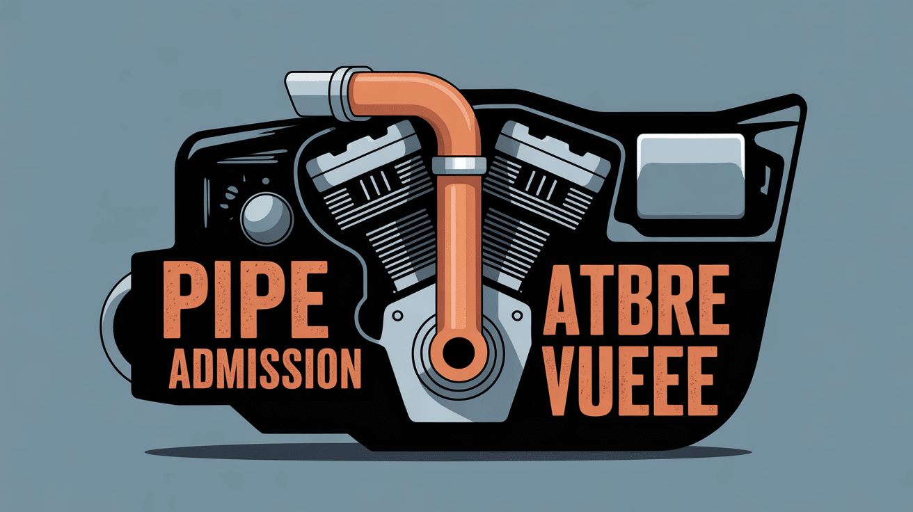 vue pipe d admission moteur