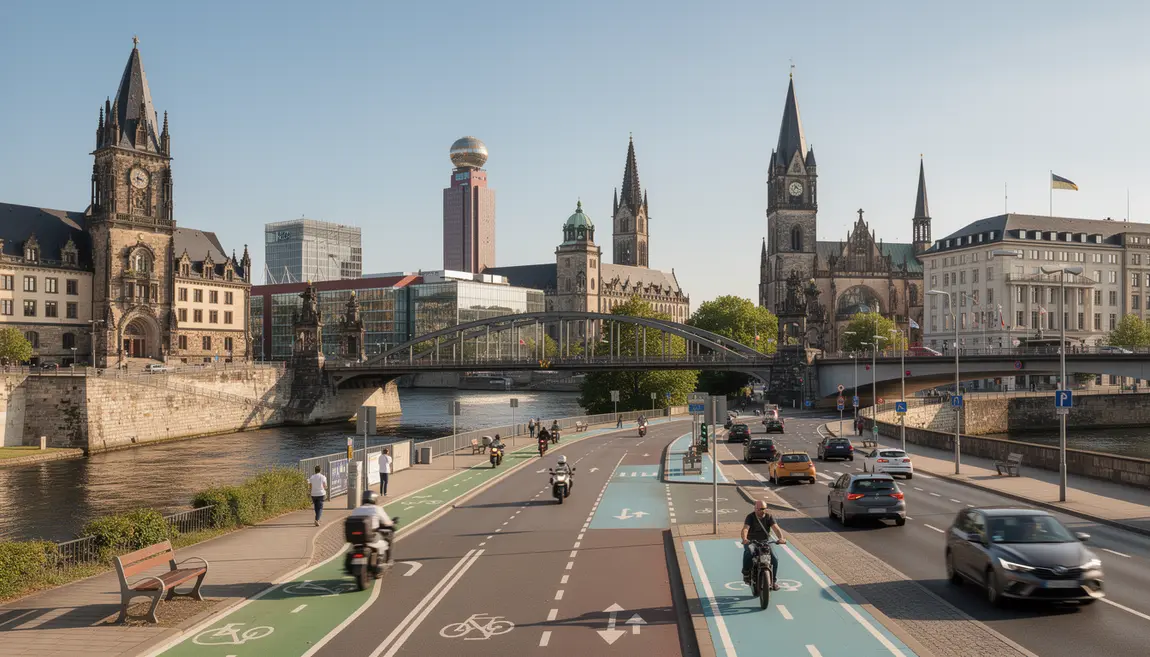 Panorama road-trip Allemagne cinq villes, monuments, routes, fleuve