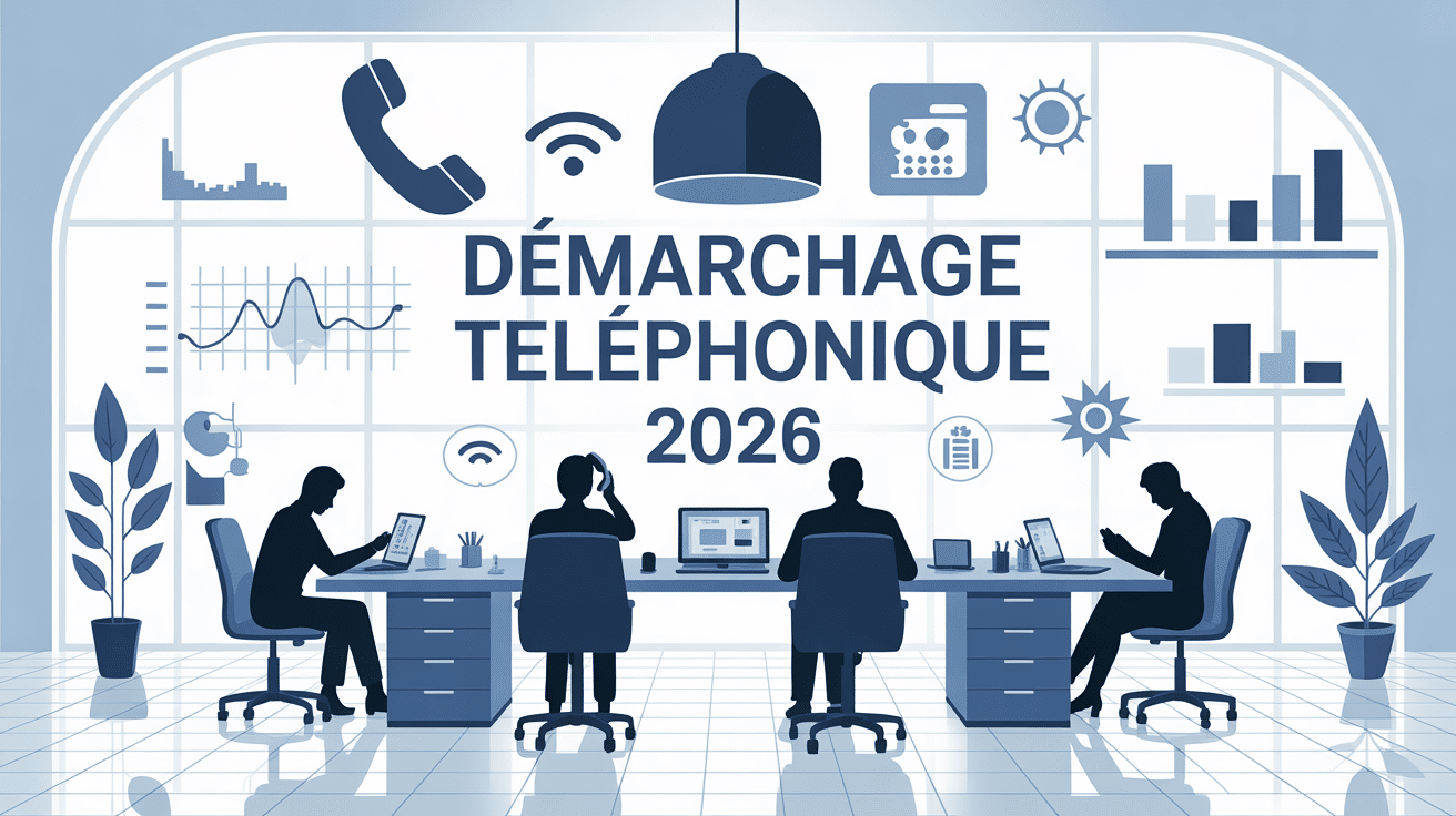 telepoint demarchage telephonique bureau silhouettes