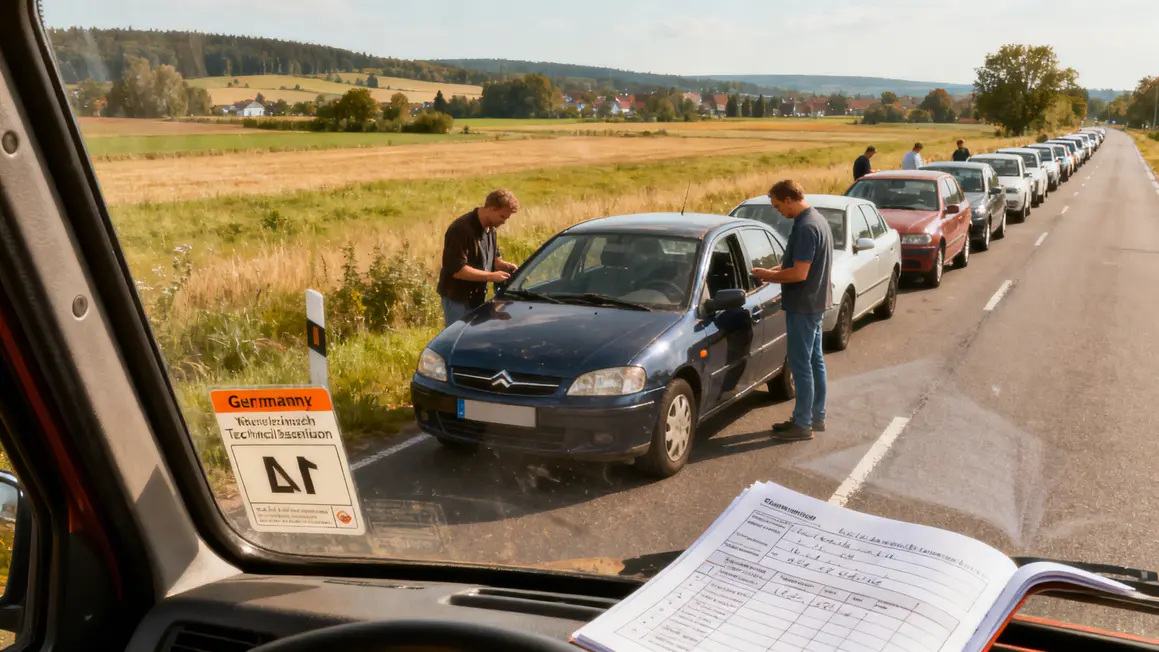 route allemande voitures occasion carnet entretien contrôle technique