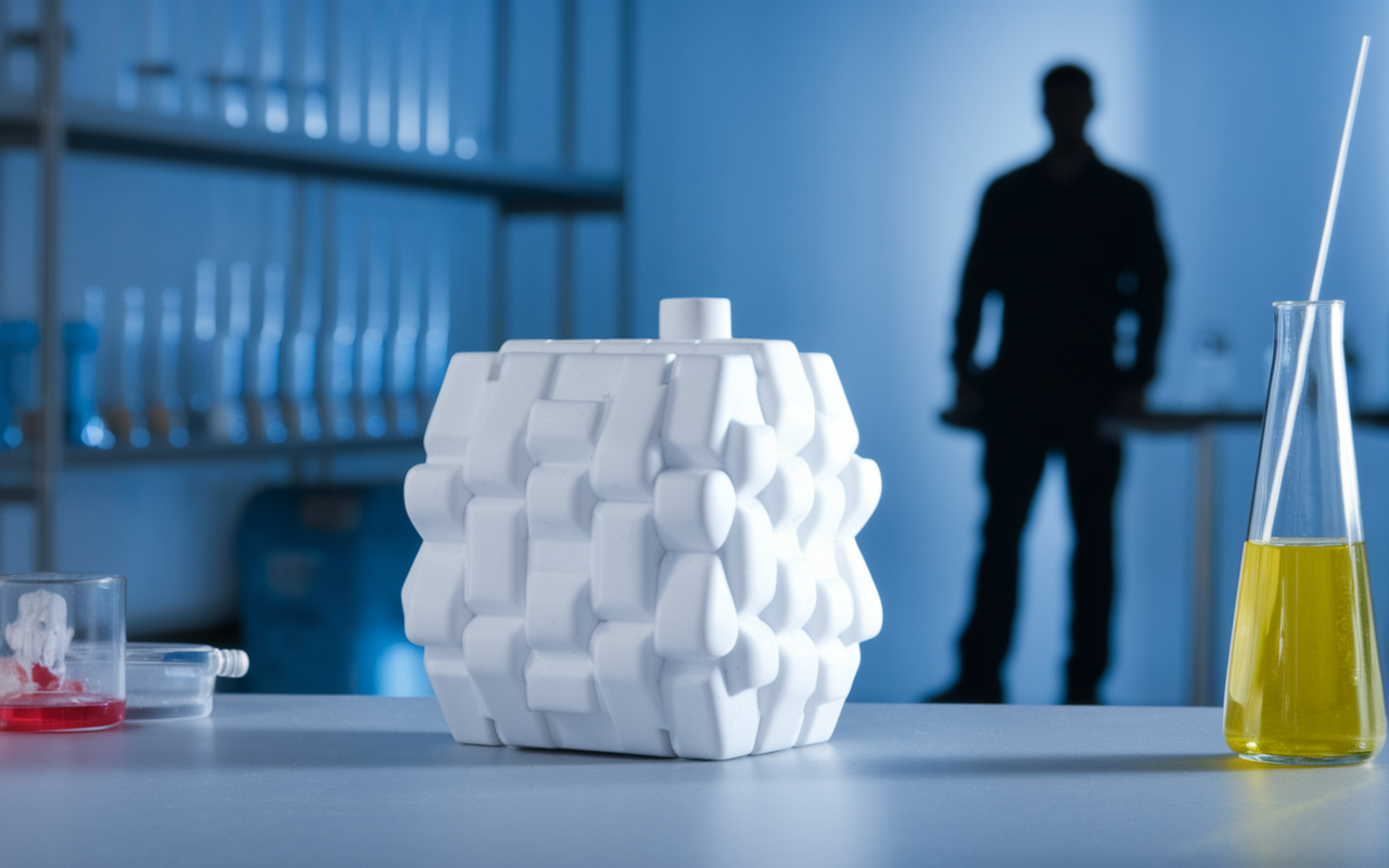 c4 explosif sur table laboratoire