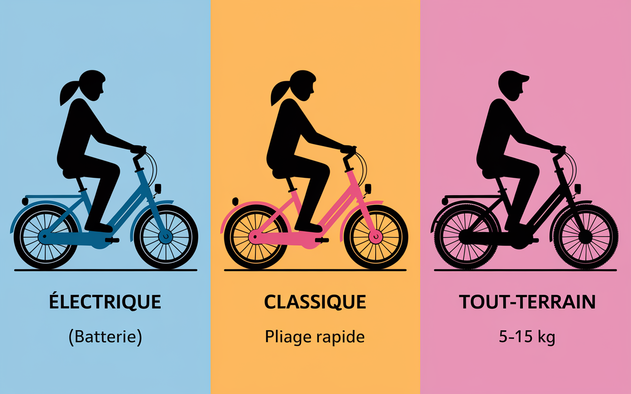 Tableau compare trois trottinettes adulte