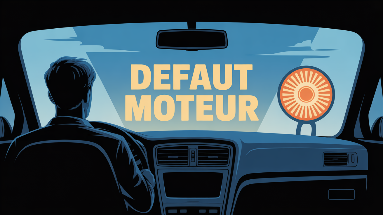 defaut moteur allume tableau de bord conducteur