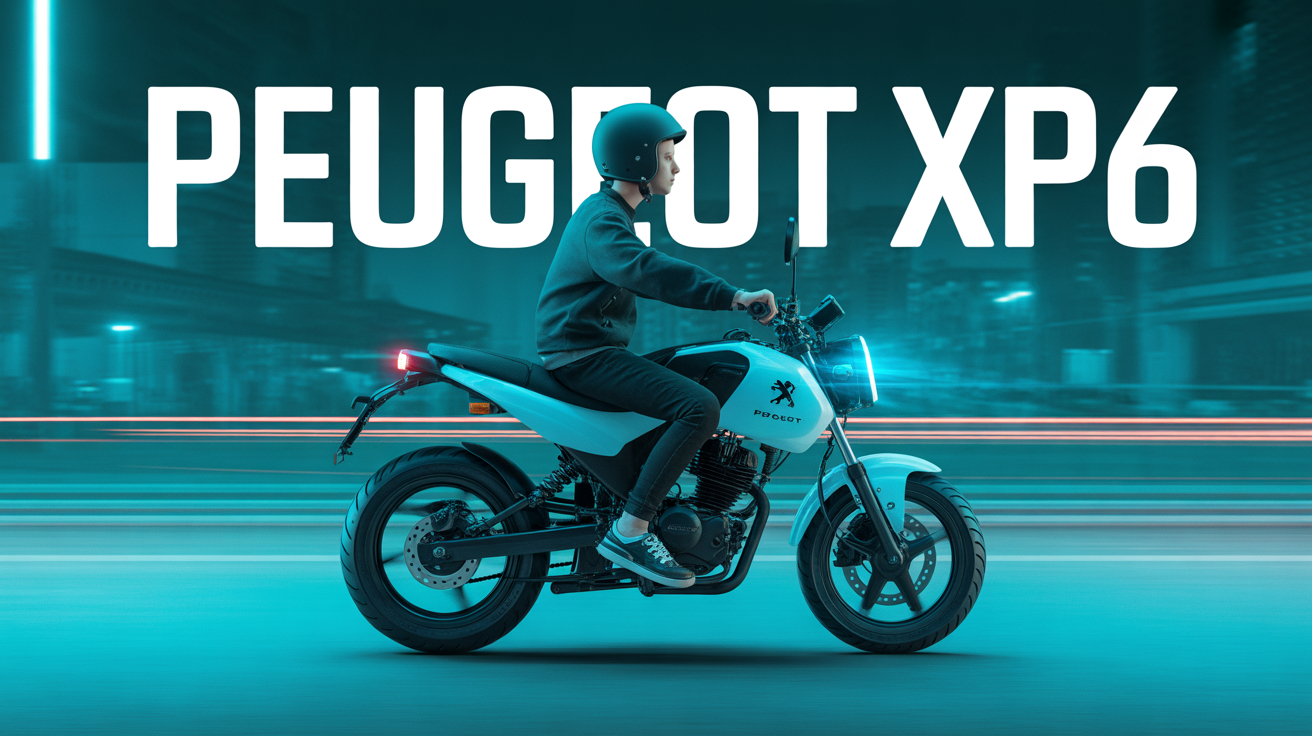 peugeot xp6 moto 50cc supermotard style urbain