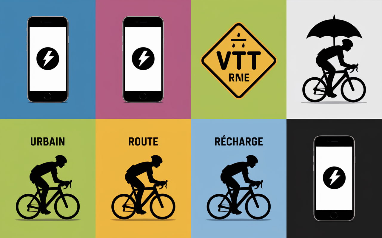 comparatif modeles porte telephone velo route urbain vtt