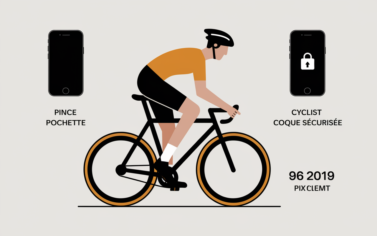 differents supports porte telephone velo sur guidon