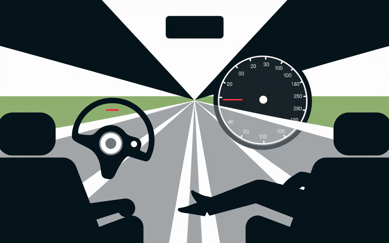 Tableau de bord regulateur de vitesse economique