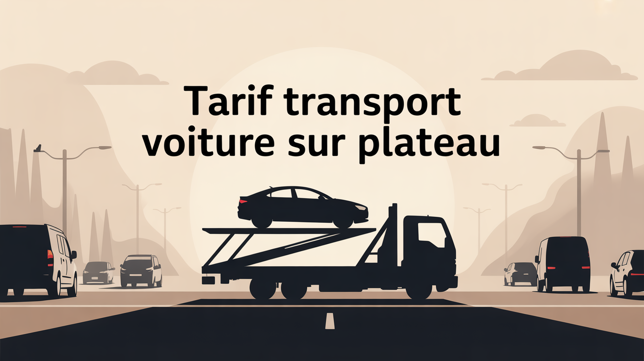 camion transport voiture sur plateau prix