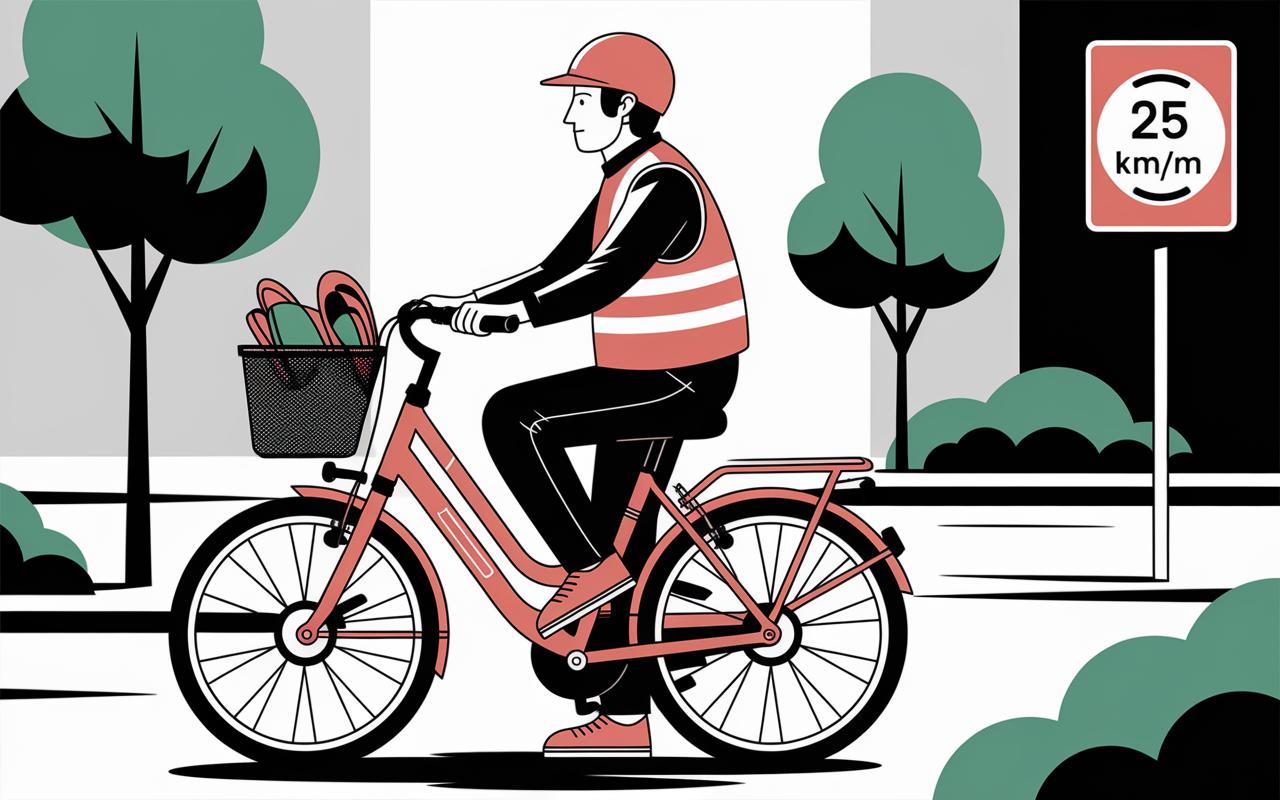 Trottinette adulte avec accessoires securite et panneau regulation