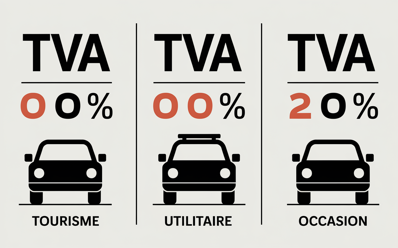 vente véhicule société à particulier tva tableau graphique