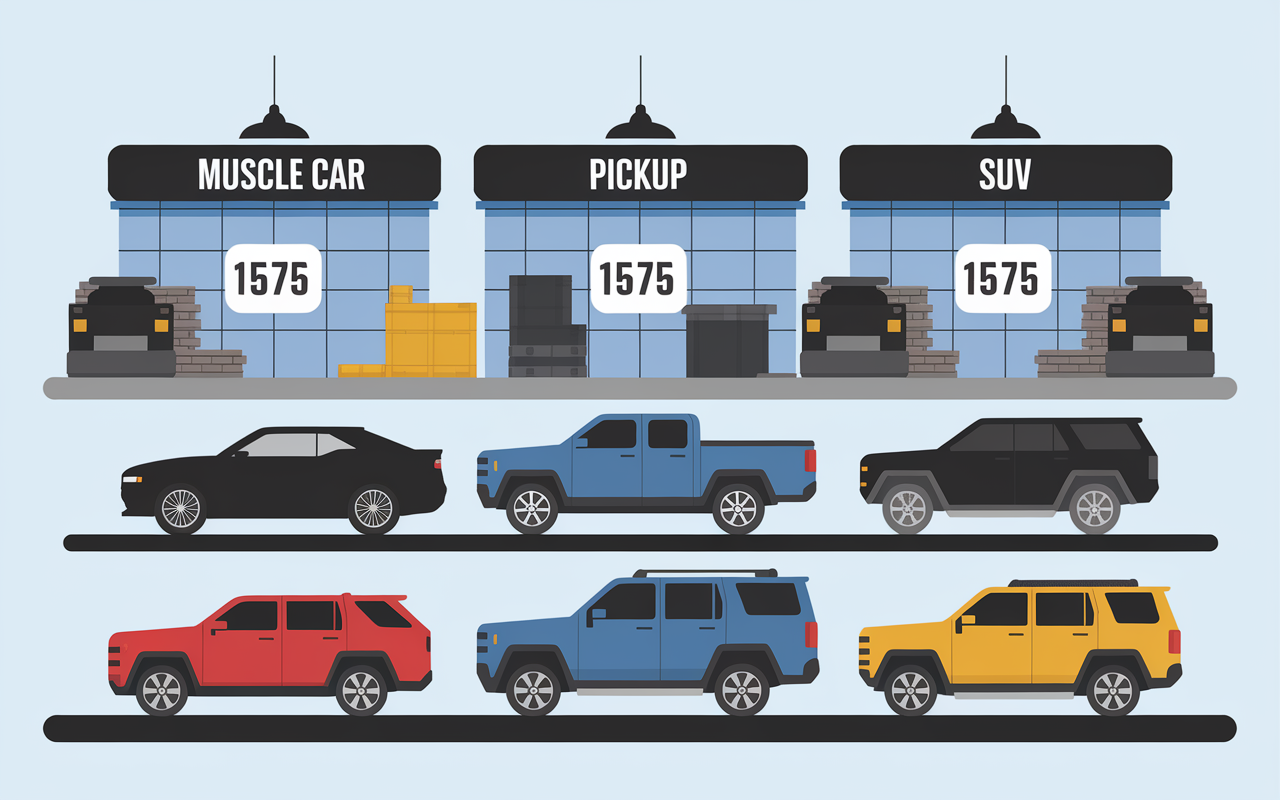 Comparatif modeles voiture americaine 2026 showroom